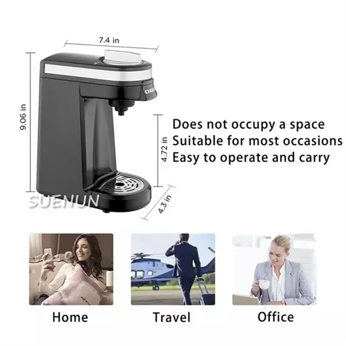 HUPSBY566 Single Serve Coffee Maker