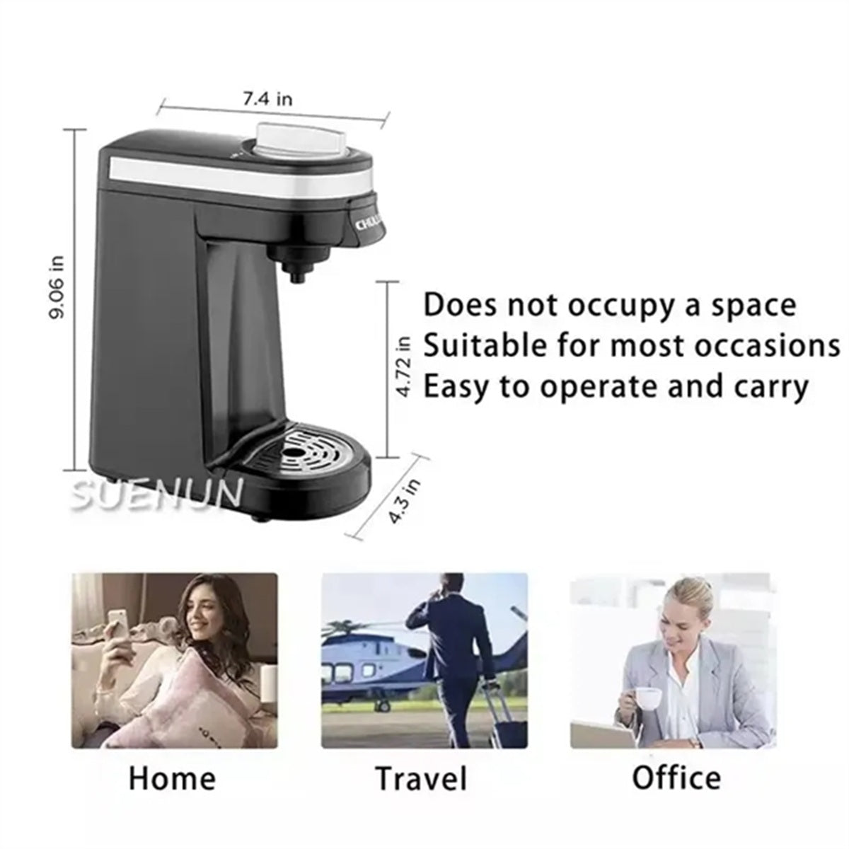 HUPSBY566 Single Serve Coffee Maker