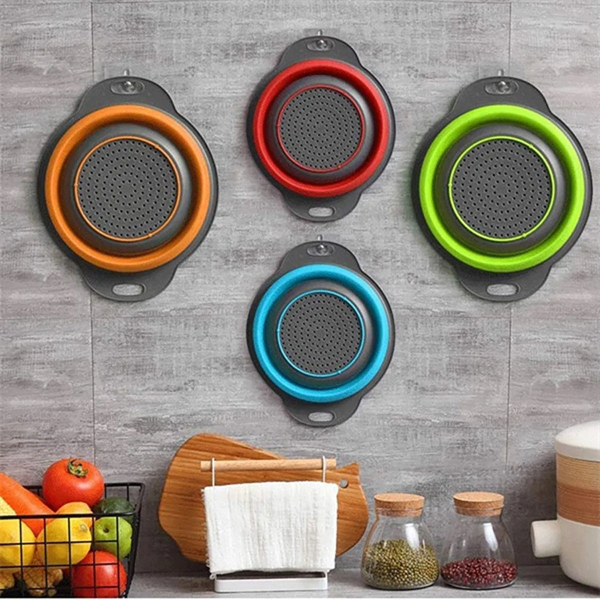 HUPSBY578 Folding Colander Set