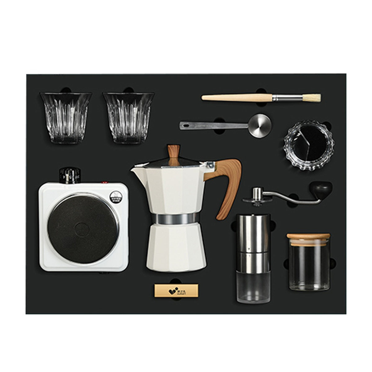 HUPSBY587 MOKA Pot Gift Set