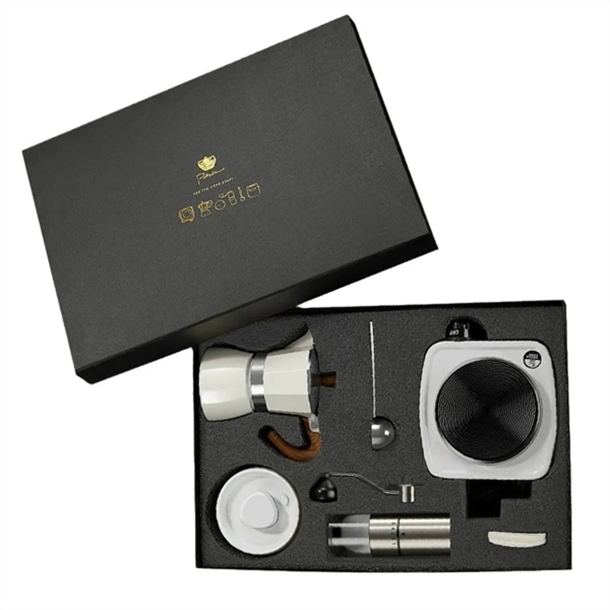 HUPSBY587 MOKA Pot Gift Set