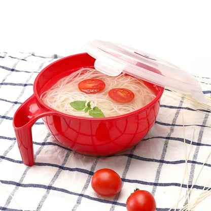 HUPSBY591 Microwavable Plastic Food Container Soup Mugs Bowl with Lid