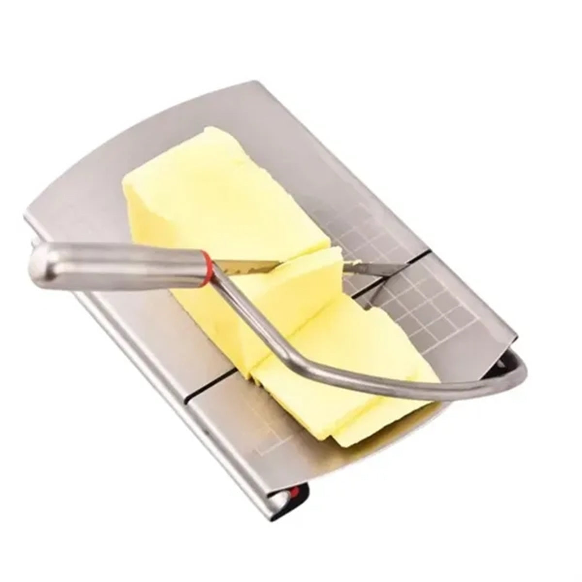 HUPSBY601 Stainless Steel Cheese Cutter Slicer Cutting Board with Wire