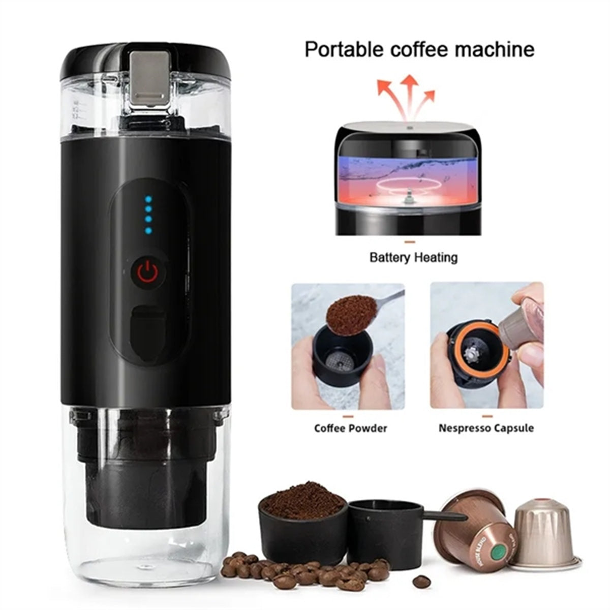 HUPSBY606 Mini Electric Espresso Maker