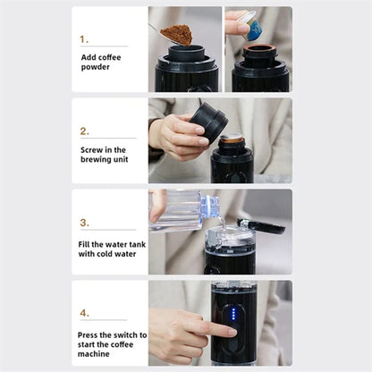 HUPSBY606 Mini Electric Espresso Maker
