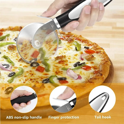 HUPSBY613 Pizza Cutter Wheel Super Sharp And Easy To Clean Slicer
