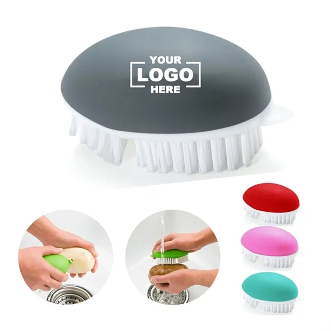 HUPSBY622 Kitchen Vegetable Scrubber Potato Brush