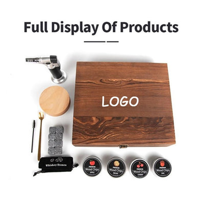 HUPSBY624 Smoker Kit With Wooden Box