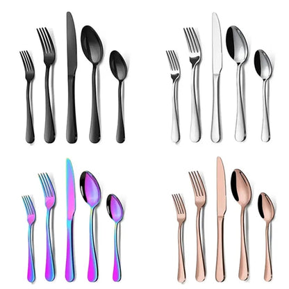 HUPSBY628 20 Piece Silverware Set Service for 4