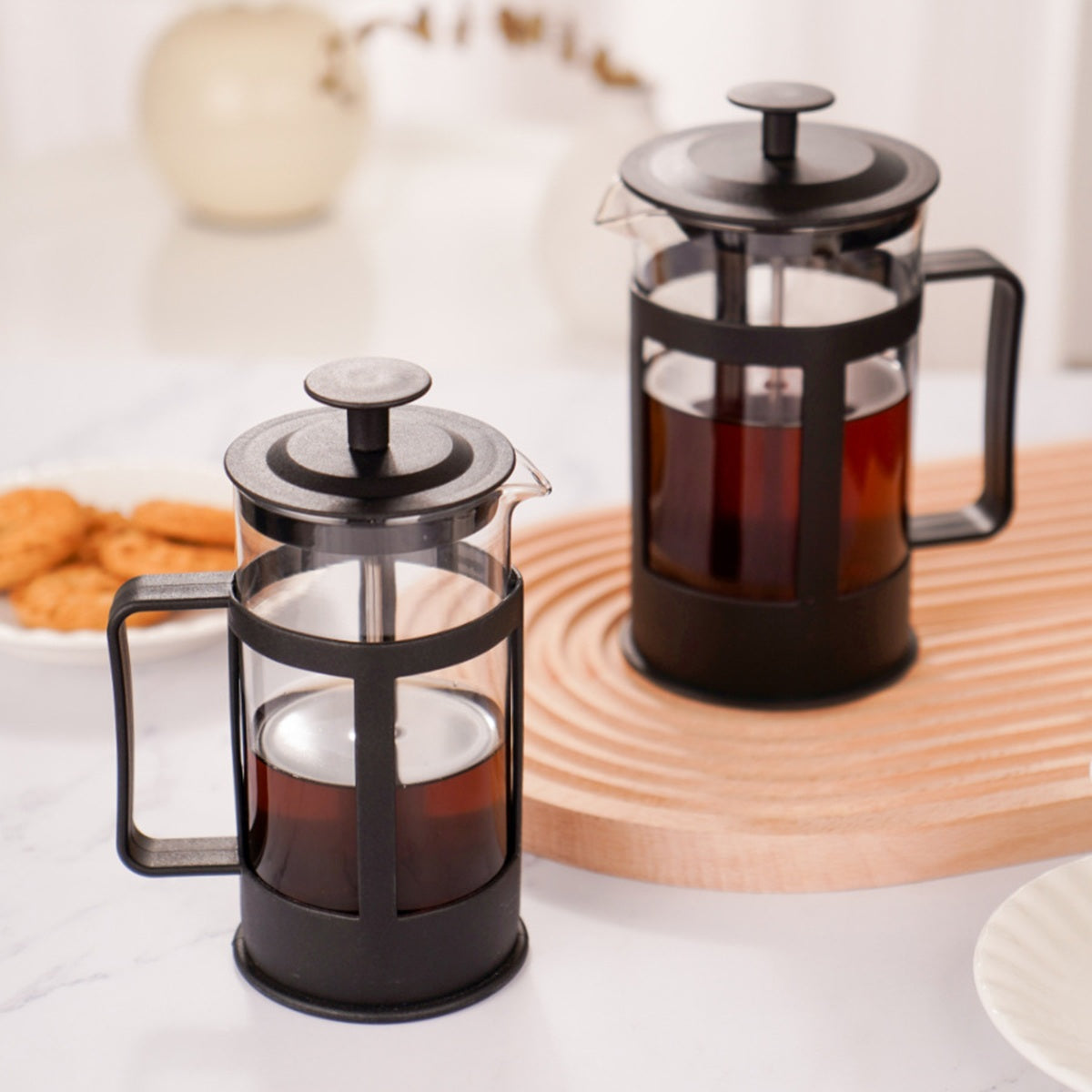 HUPSBY630 High Borosilicate Glass French Press Hand Brewed Coffee-28oz
