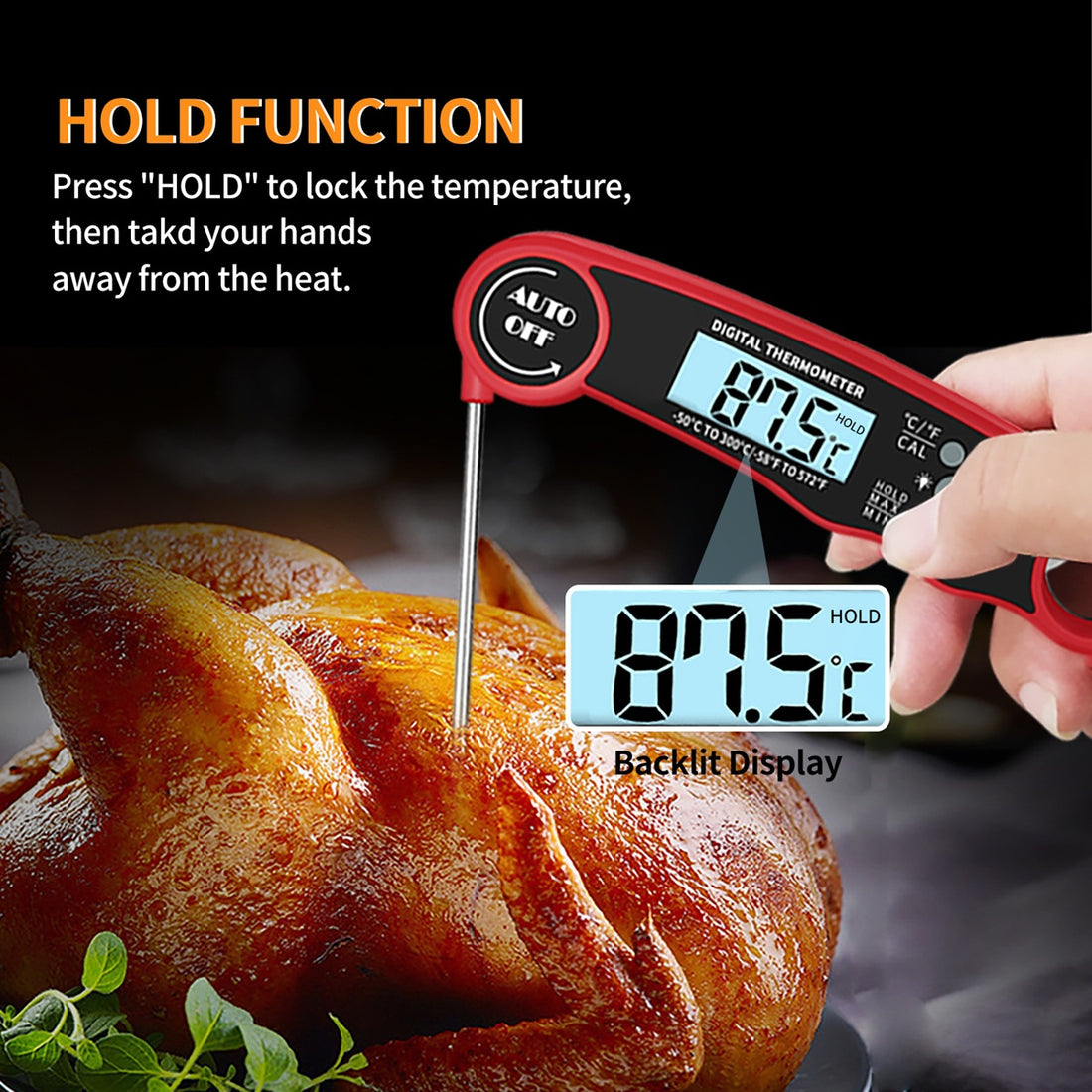HUPSBY638 Digital Instant Read Thermometer