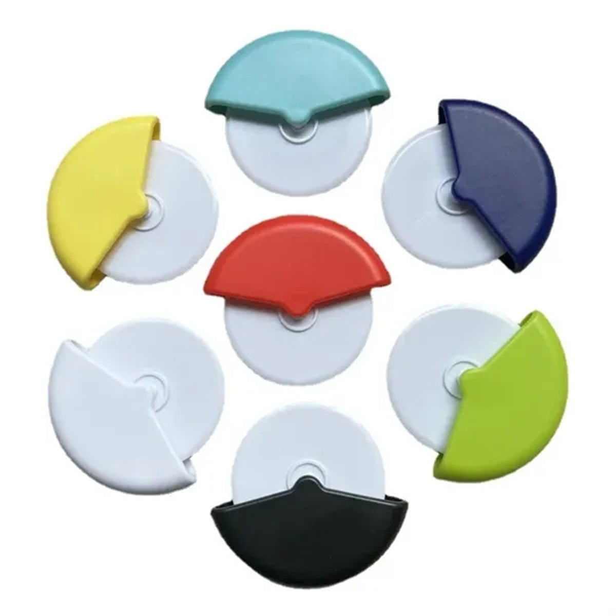 HUPSBY640 Round Plastic Pizza Cutters