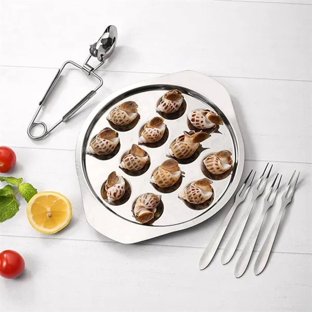HUPSBY642 Metal Snail Cooking Dish Baking