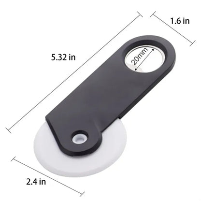 HUPSBY653 Customize Light Plastic Pizza Cutter With Bottle Opener