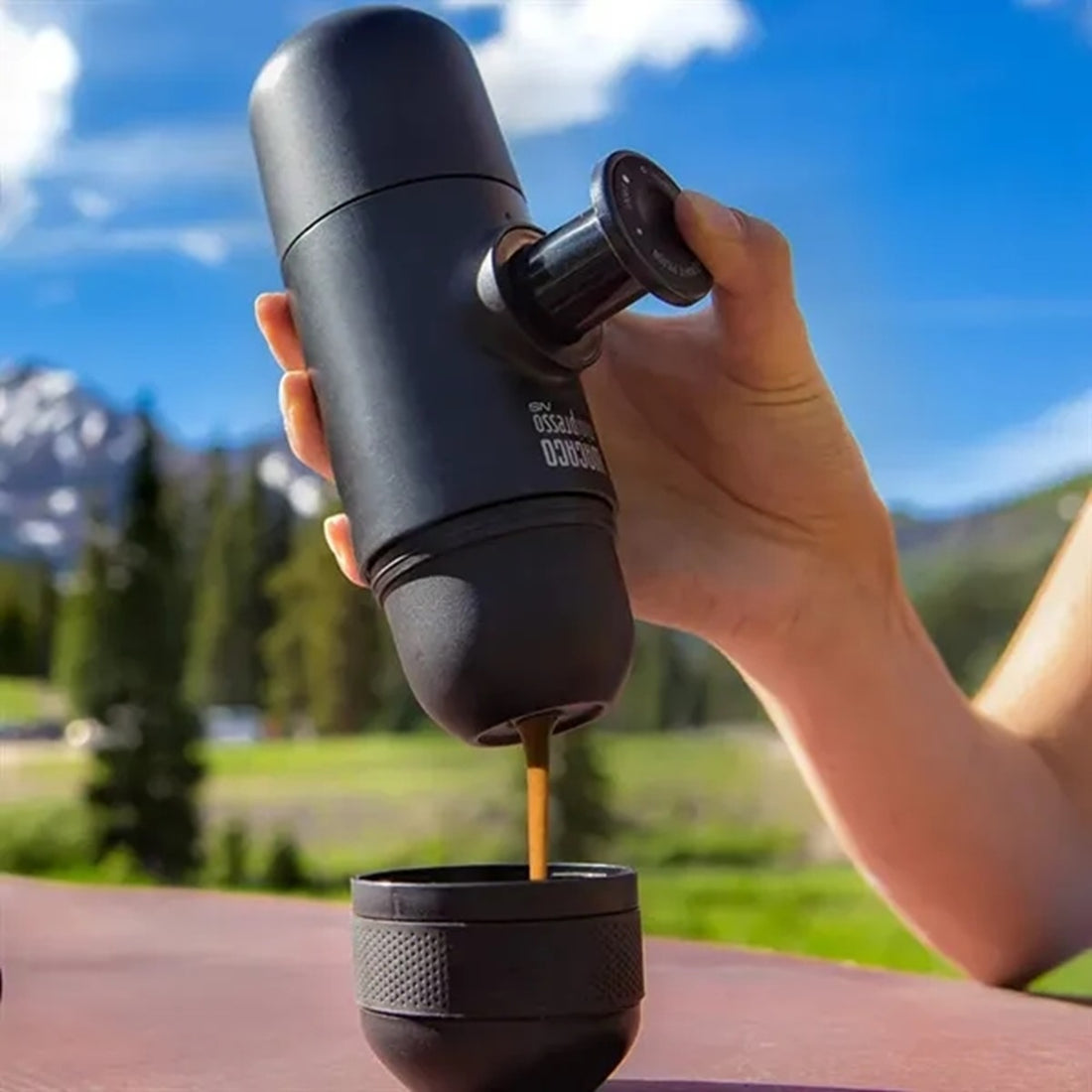 HUPSBY657 Portable Mini Espresso Coffee Maker