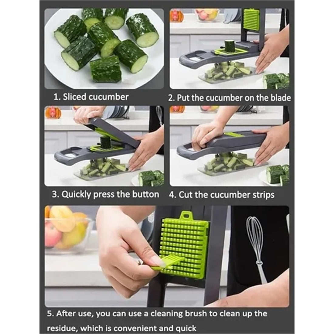 HUPSBY664 14 in 1 Vegetable Chopper