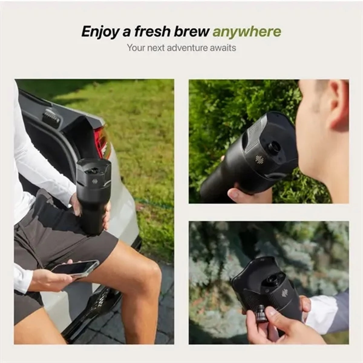 HUPSBY683 Portable Coffee &amp; Espresso Maker