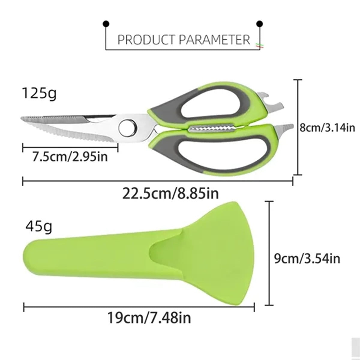 HUPSBY693 Best Stainless Steel Kitchen Scissors