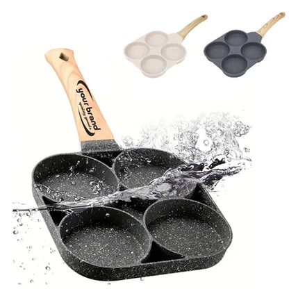 HUPSBY695 4-Hole Frying Thickened Pan Egg Pancake Steak Kitchen