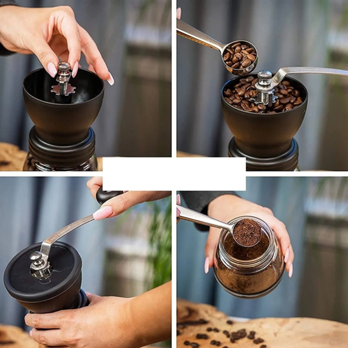 HUPSBY708 Manual Coffee Grinder Set