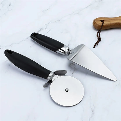 HUPSBY709 Pizza Cutter And Server Set