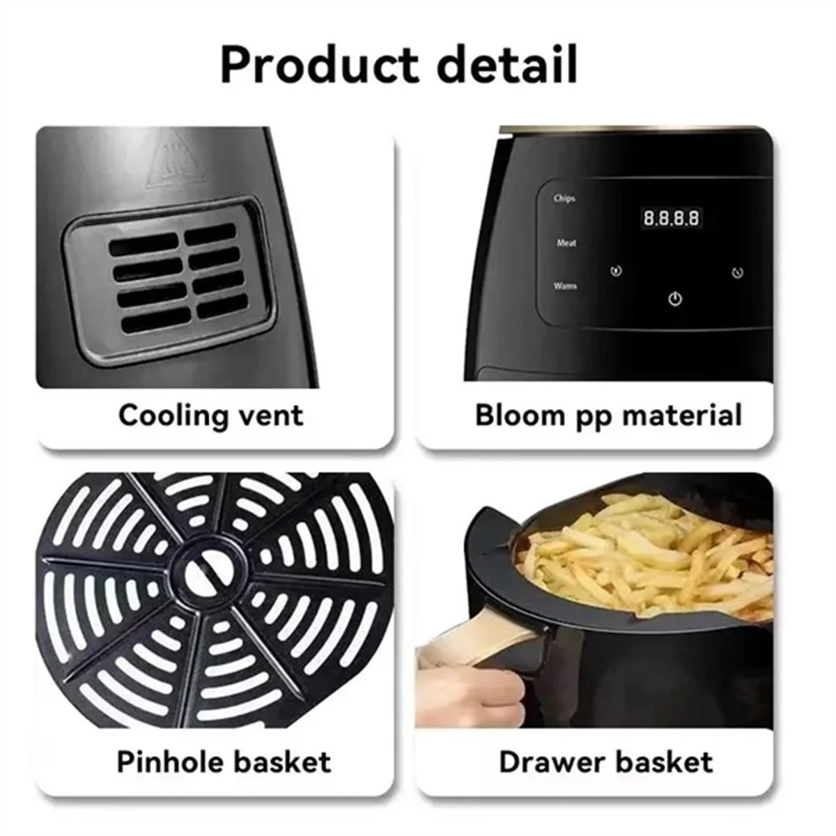 HUPSBY732 4.5L Intelligent Air Fryer