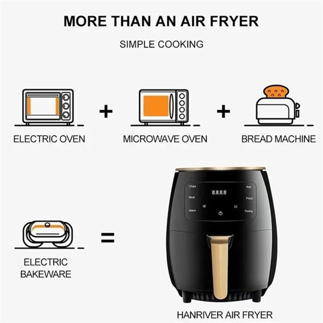 HUPSBY732 4.5L Intelligent Air Fryer