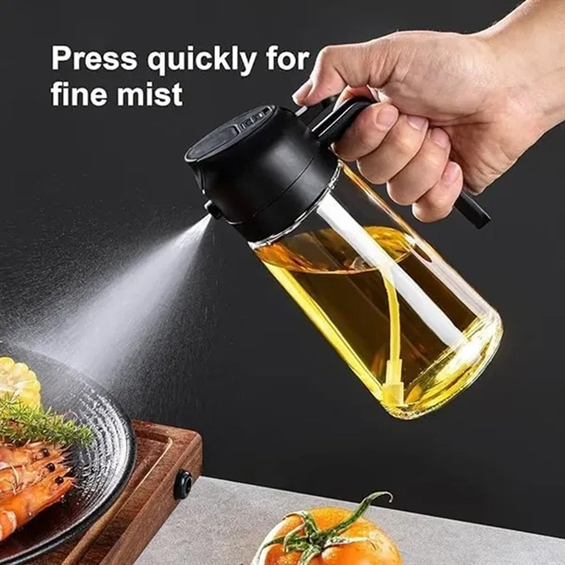 HUPSBY744 16oz Oil Dispenser Bottle for Kitchen