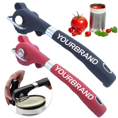 HUPSBY755 Food Safe Stainless Ergonomic Design Edge Cut Can Opener
