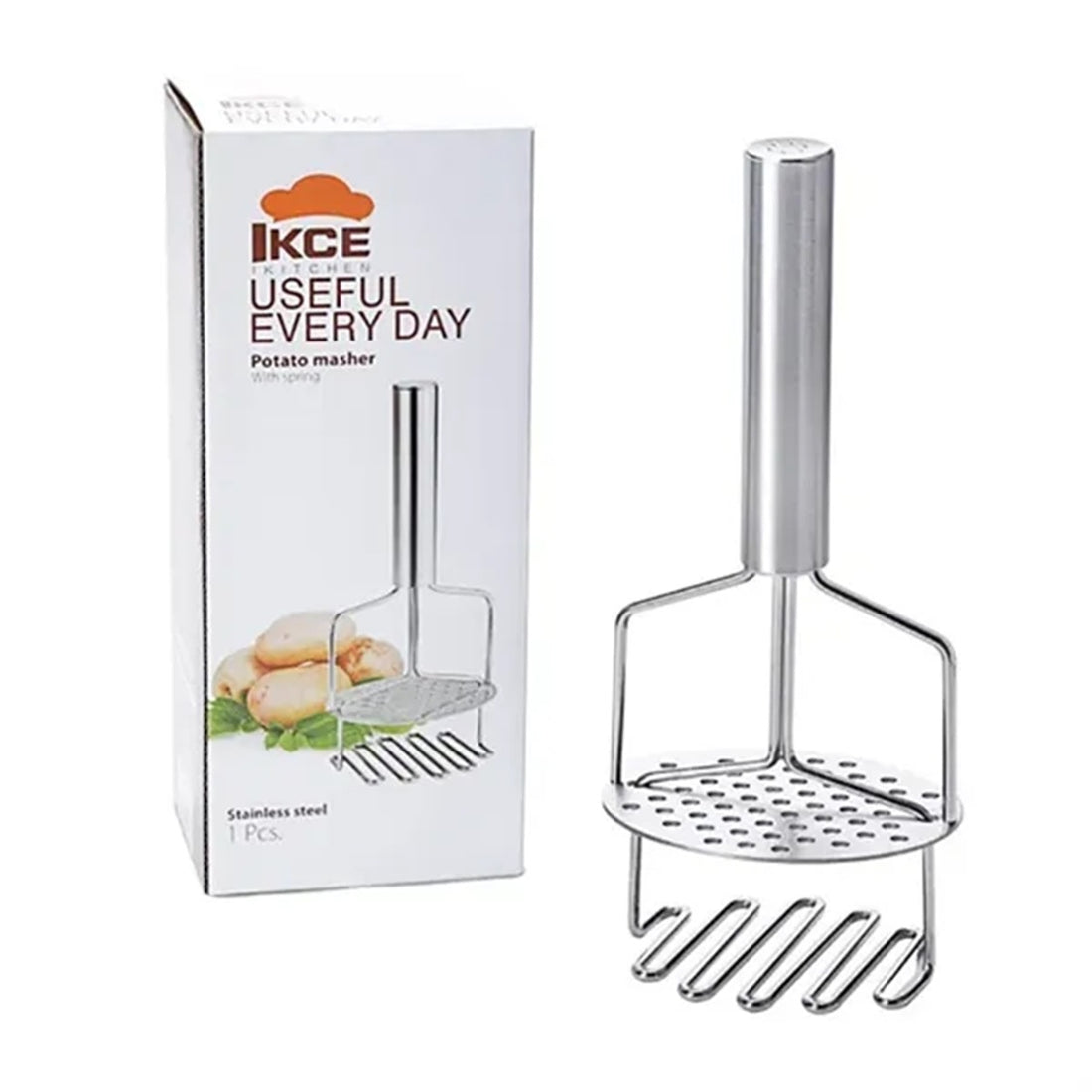 HUPSBY779 Stainless Steel Potato Masher w/ Custom Laser Imprint