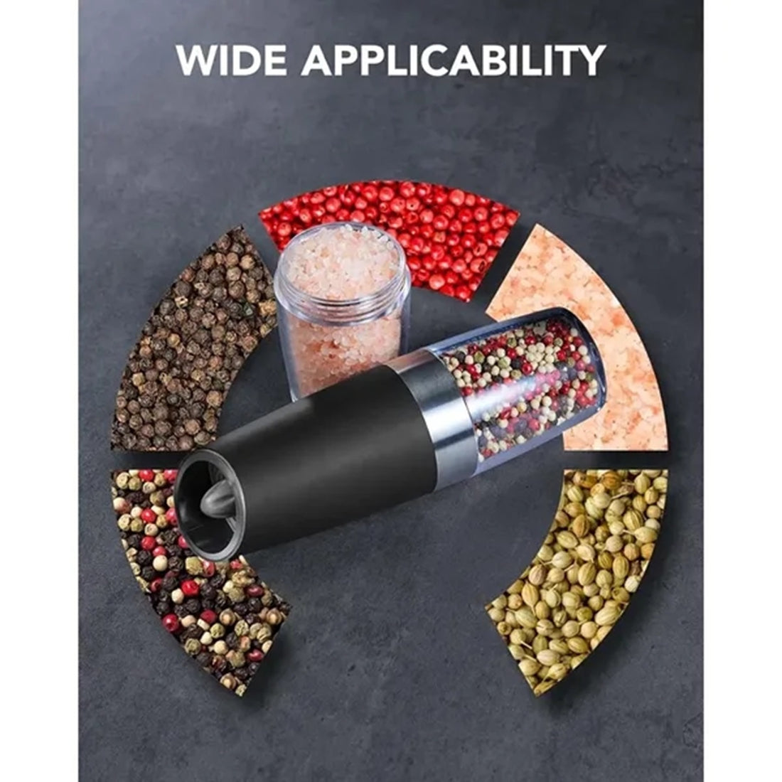 HUPSBY780 Gravity Electric Salt Pepper Grinder