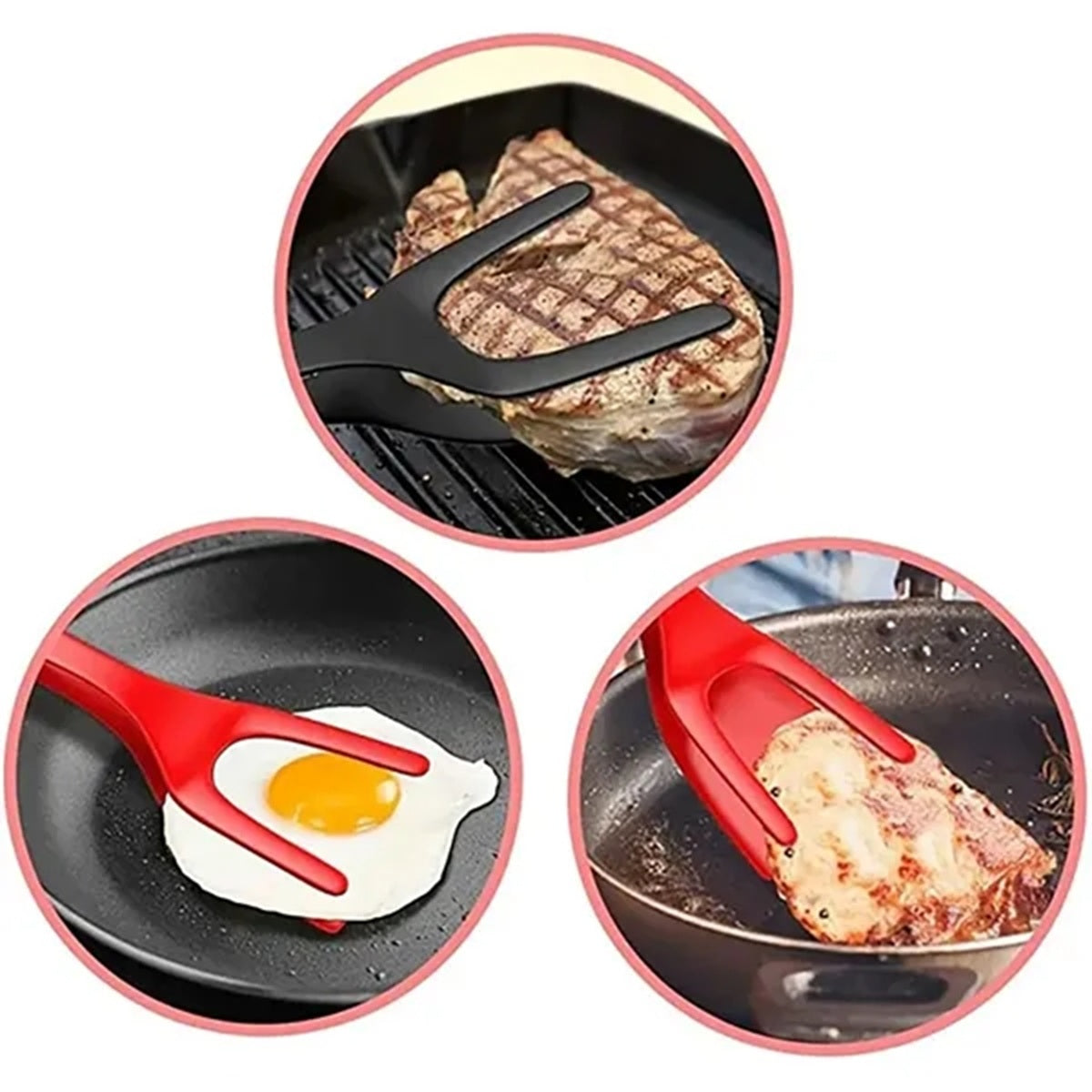 HUPSBY784 2 In 1 Clip Tongs
