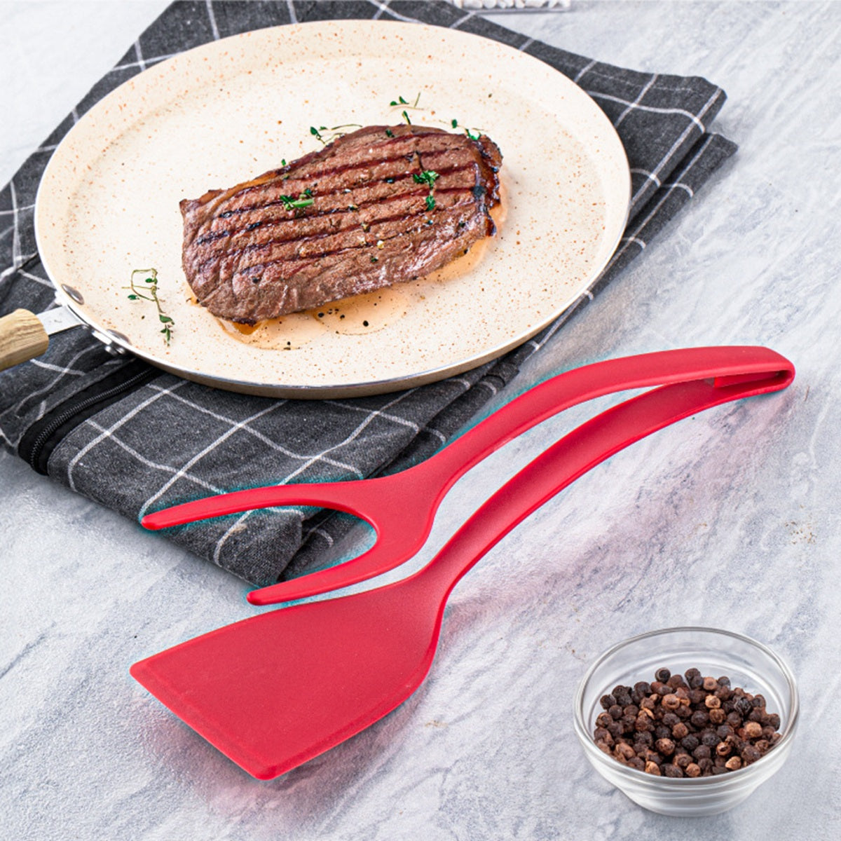 HUPSBY784 2 In 1 Clip Tongs