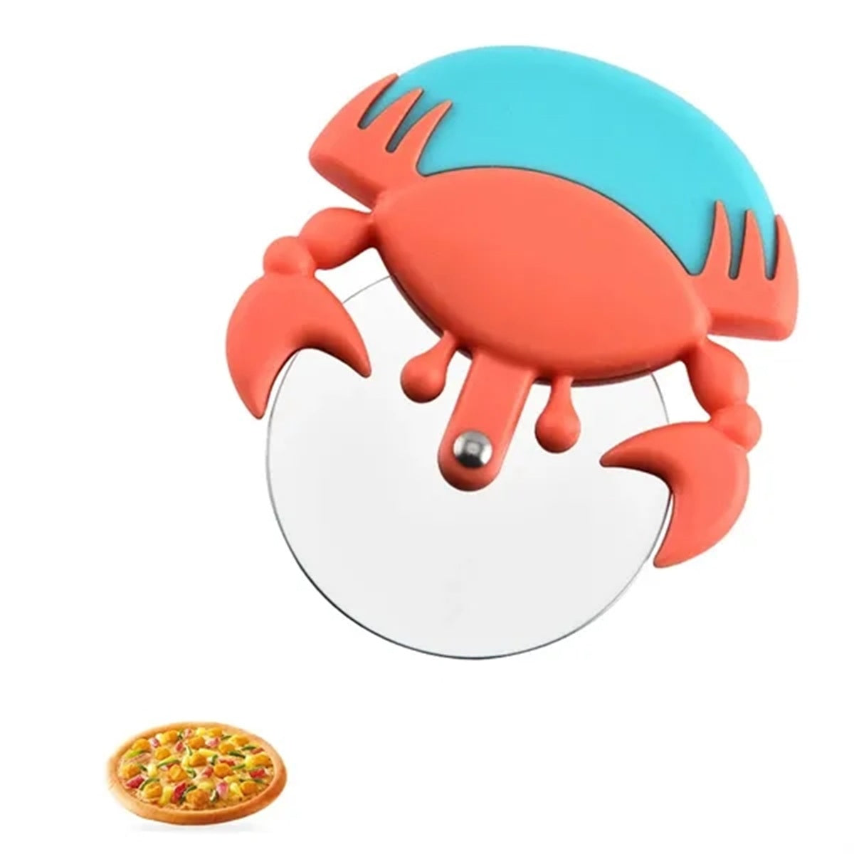 HUPSBY789 Creative Crab Pizza Cutter