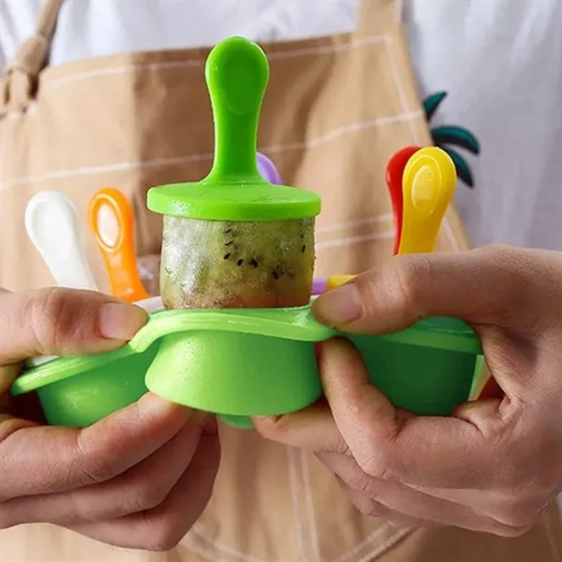HUPSBY806 Mini Silicone Popsicle Mold