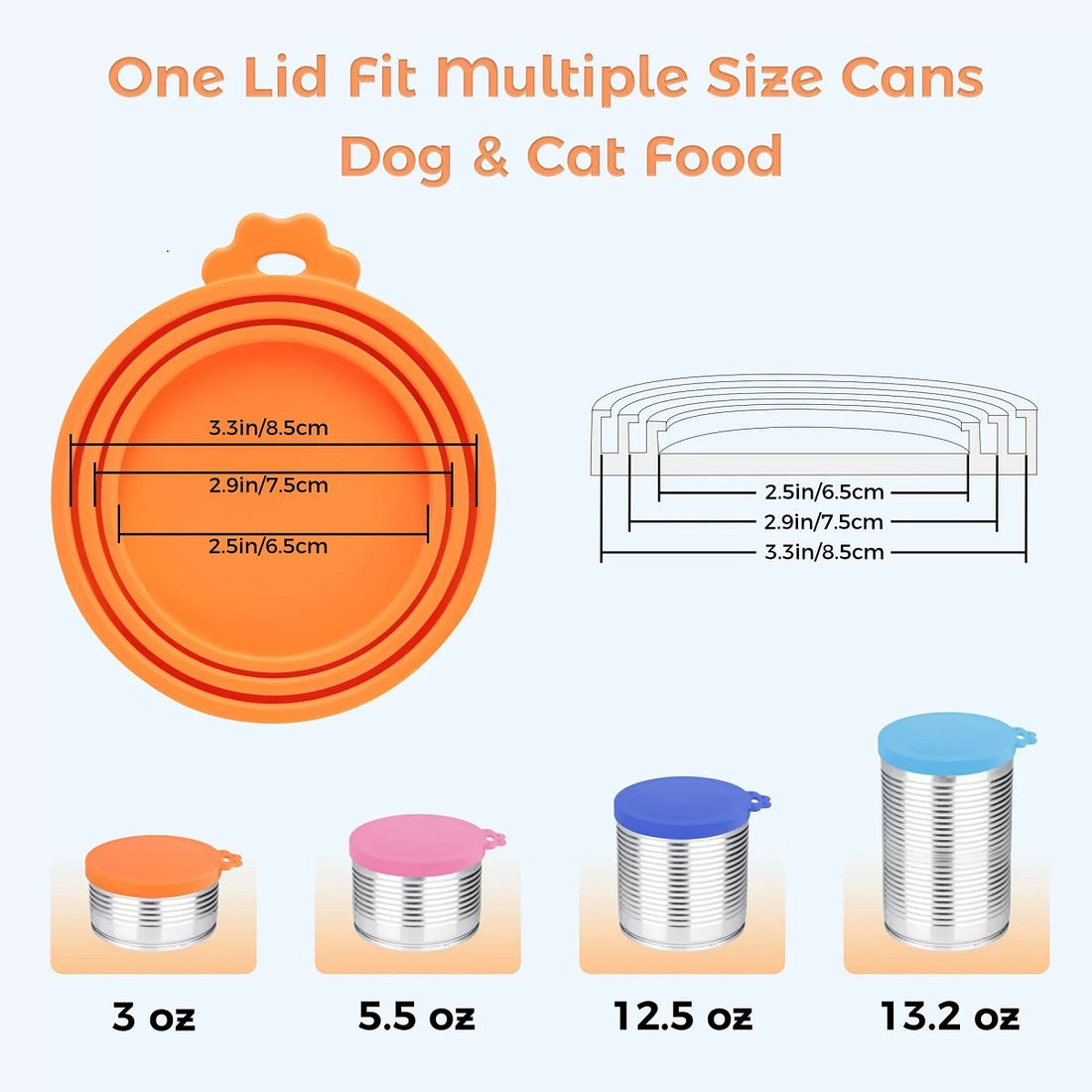 HUPSCG02 Reusable Pet Can Lid