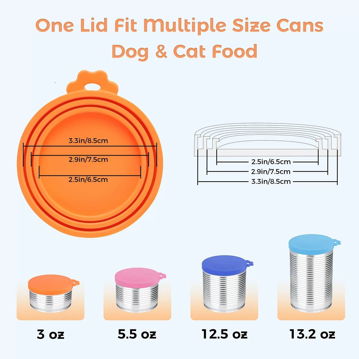 HUPSCG02 Reusable Pet Can Lid