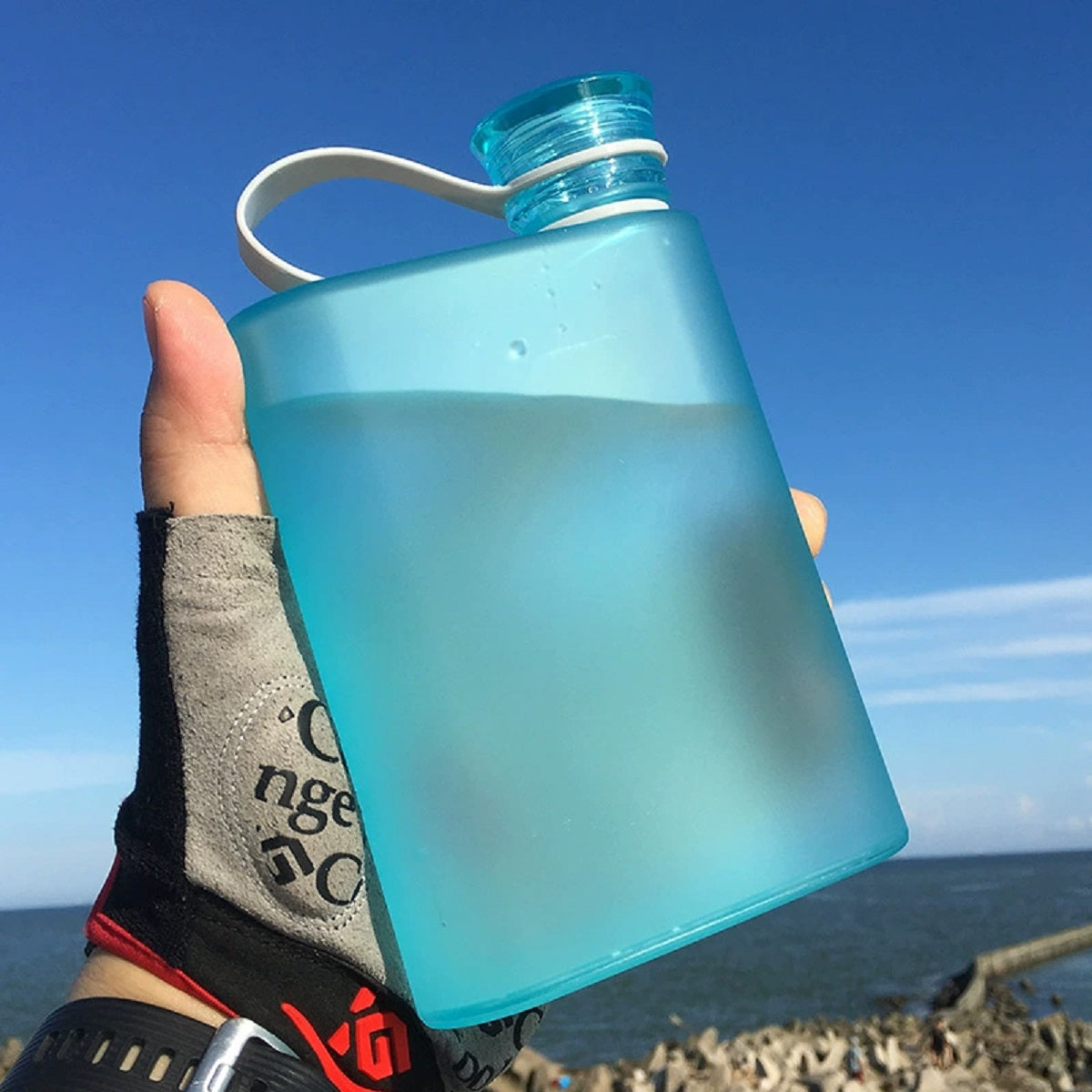 HUPSCG03 Portable Flat Drinking Bottle
