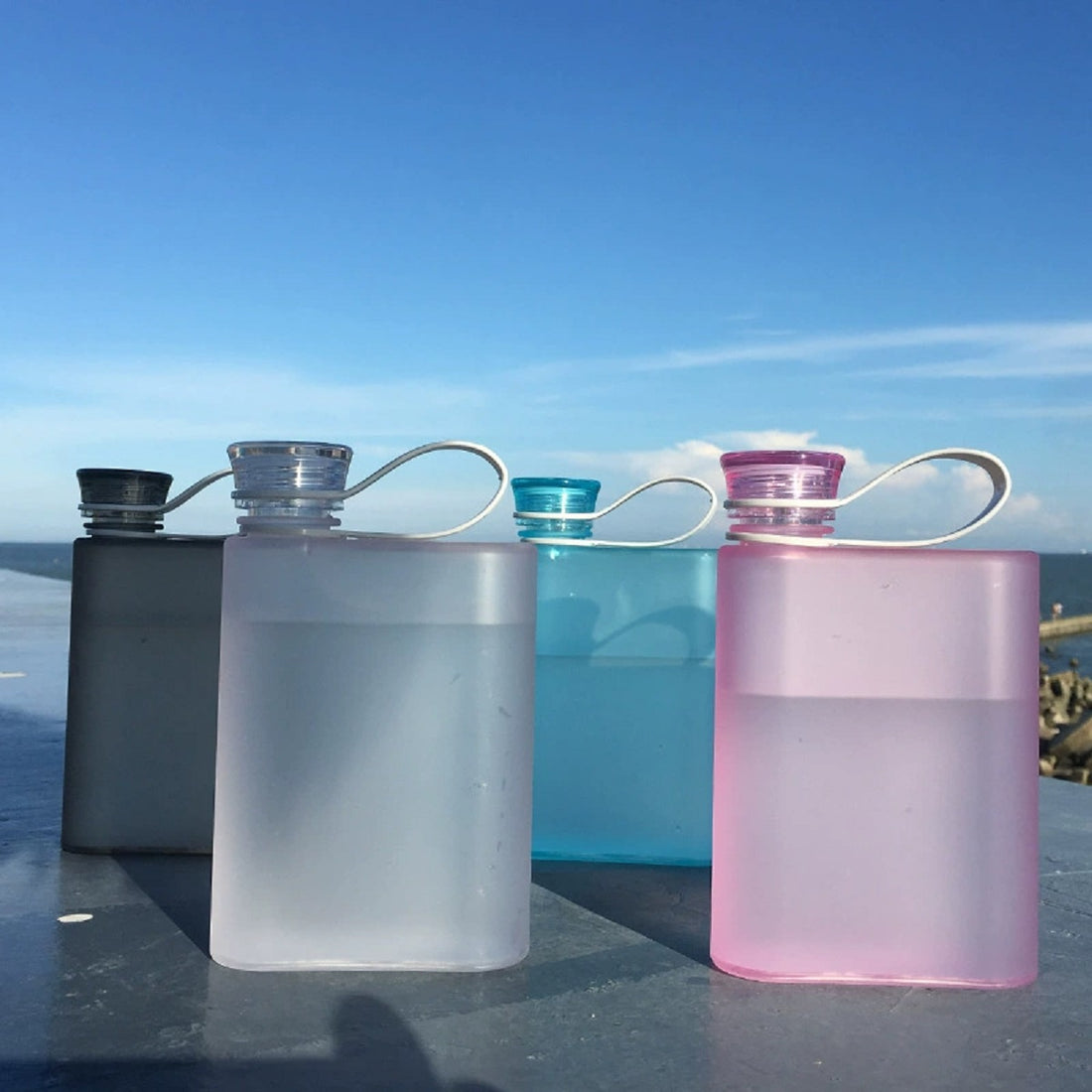 HUPSCG03 Portable Flat Drinking Bottle