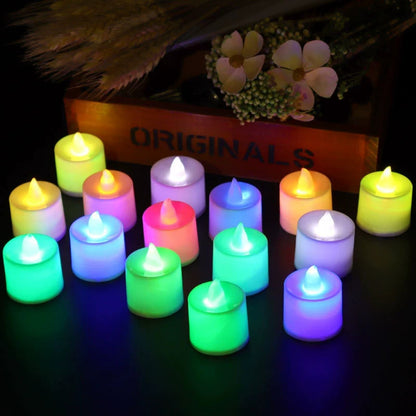 HUPSCG08 Led Festival Tealight Candle Including Battery