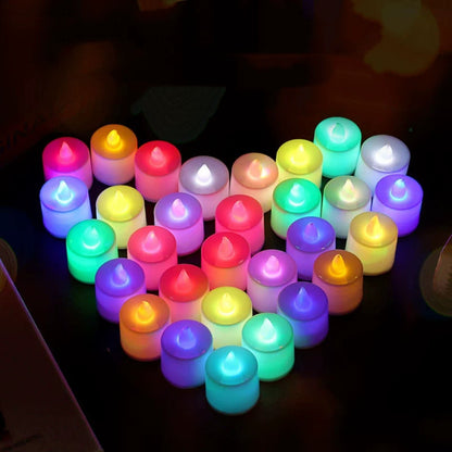 HUPSCG08 Led Festival Tealight Candle Including Battery