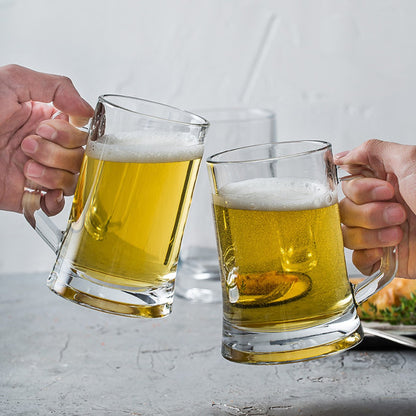HUPSCG18 15 Oz Glass Tankard Mug