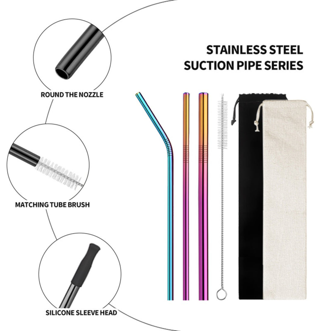 HUPSCG31 Metal Straw Kit