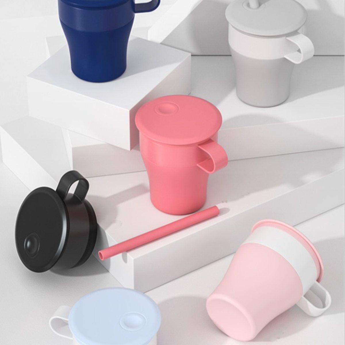 HUPSCG37 Silicone Travel Mug Foldable Coffee Cup