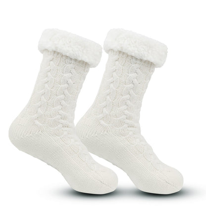 HUPSCG38 Fuzzy Slipper Socks