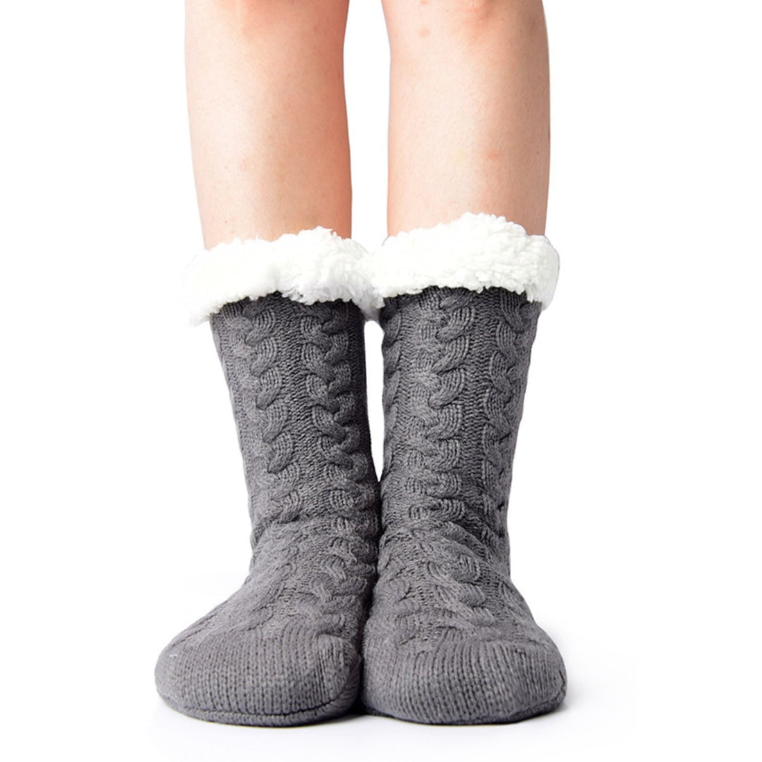 HUPSCG38 Fuzzy Slipper Socks