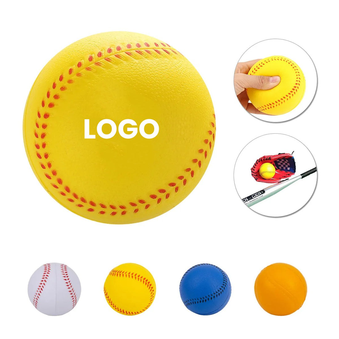 HUPSCG43 Baseball Stress Relief Ball