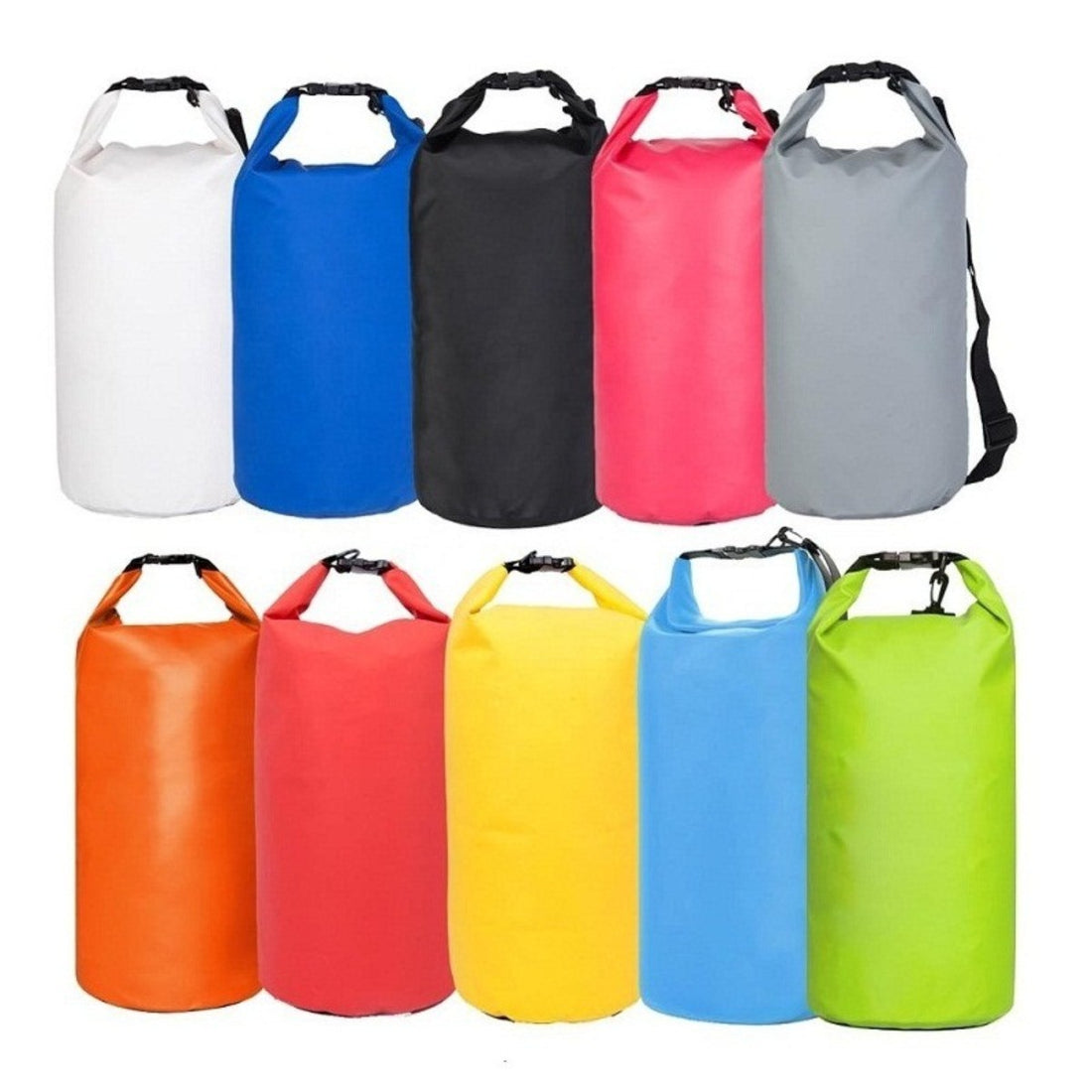 HUPSCG44 10 Liters Waterproof Dry Bag with Shoulder Strap