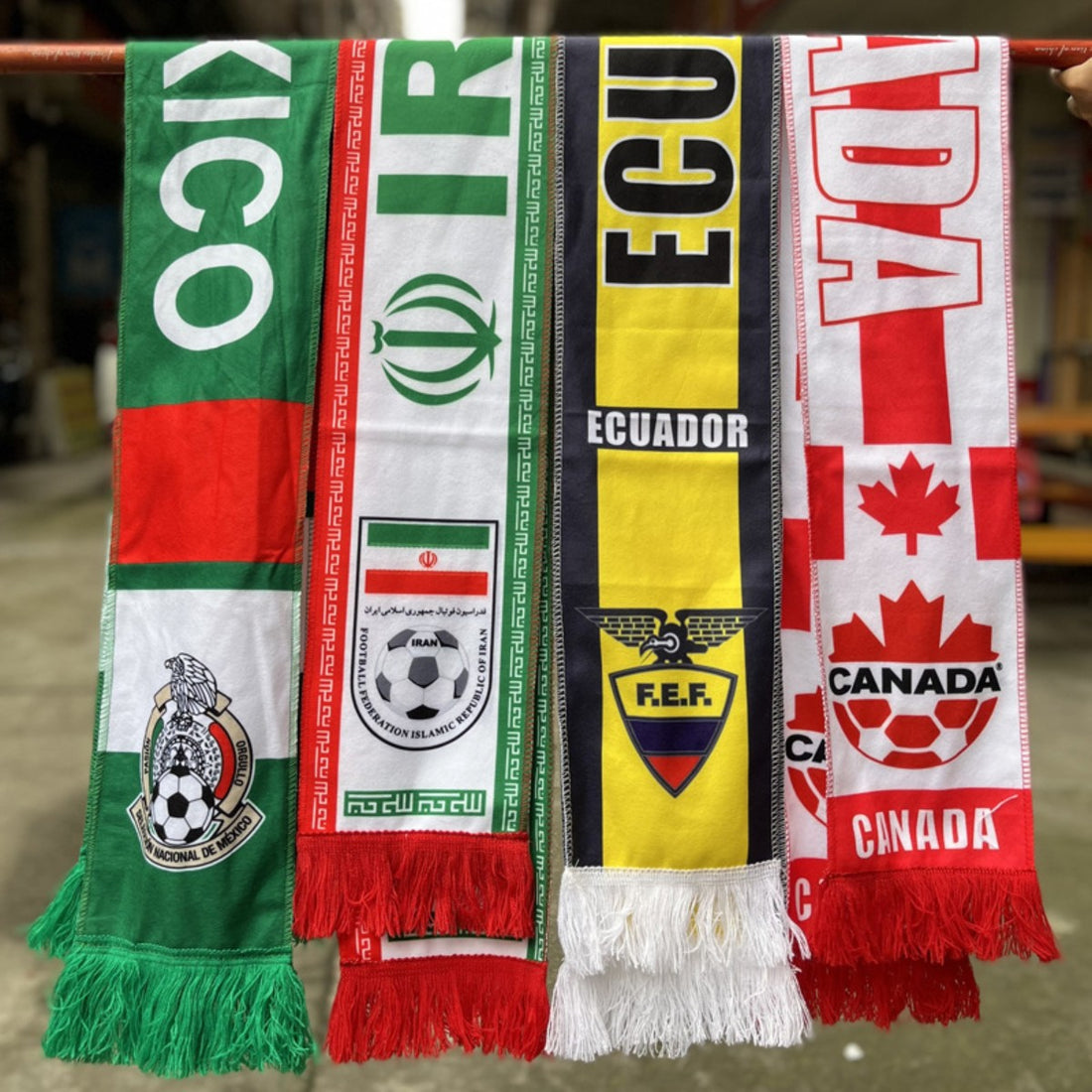 HUPSCG45 Customized Team Knitted Fan Scarf