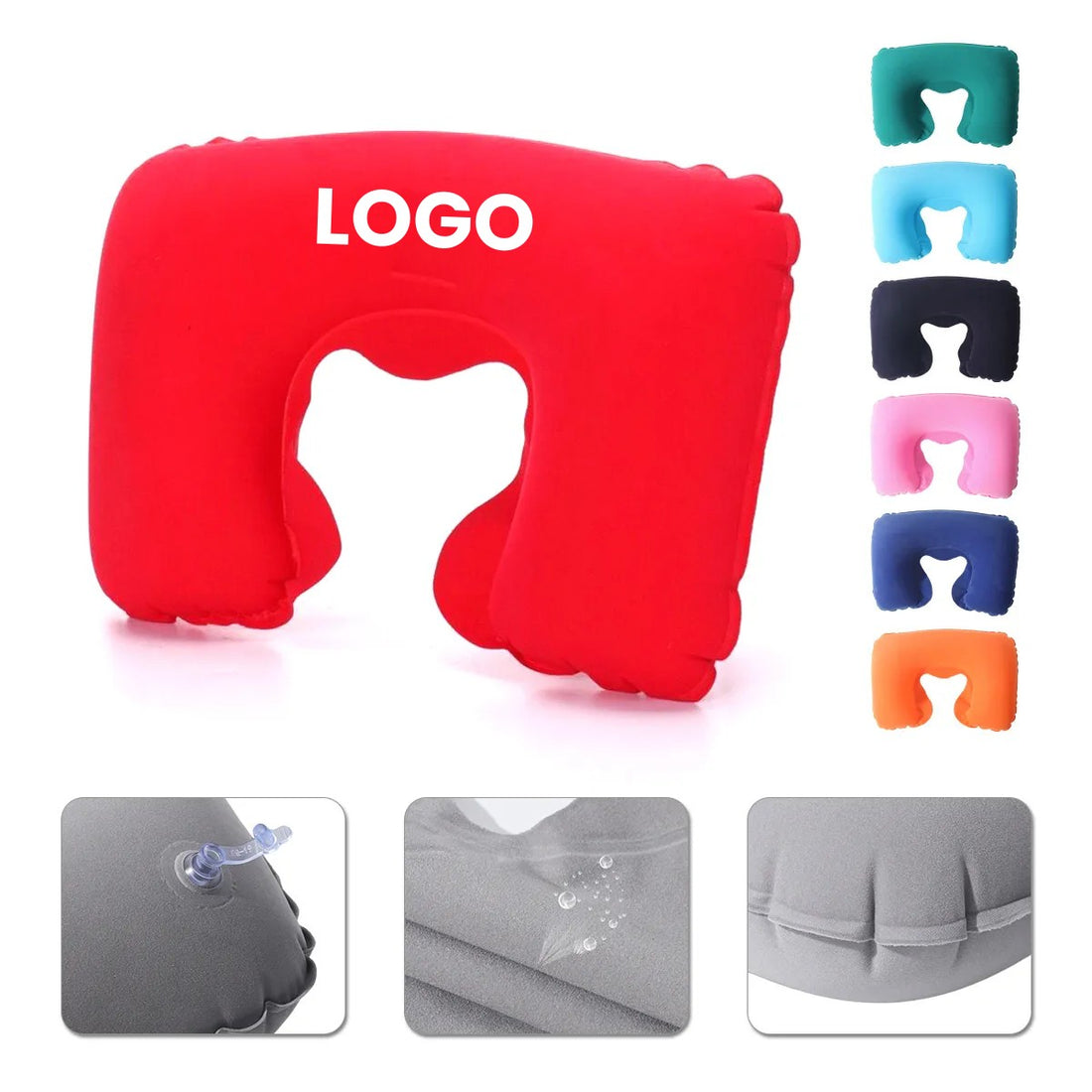HUPSCG47 Loosen Up Travel Neck Pillow Kit W/Pouch
